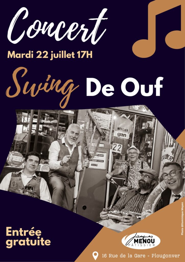 concert swing de ouf biscuiterie menou plougonver